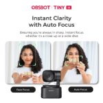 OBSBOT Tiny SE AI-Powered PTZ Webcam, FHD 1080p@100FPS | 1/2.8″ Sensor, AI Auto Tracking, Gesture Control, 4X Zoom, Staggered HDR, Noise-Cancelling Mic | Webcam for Streaming & Video Calls - Image 3