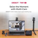 OBSBOT Tiny SE AI-Powered PTZ Webcam, FHD 1080p@100FPS | 1/2.8″ Sensor, AI Auto Tracking, Gesture Control, 4X Zoom, Staggered HDR, Noise-Cancelling Mic | Webcam for Streaming & Video Calls - Image 4