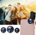 Professional 3in1 Camera Lens Kit, 180 Degree Fish Eye Lens, 0.67X Wide Angle, 10X Macro Lens, Universal Clip HD Camera Lens Kit for iPhone, iPad, Android Smartphone & Tablets - Image 4