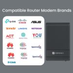 Portronics Power Plus II Mini UPS for 12V-3A WiFi Router Broadband Modem, Backup Upto 4 Hours, Current Surge Protection, UPS Power Backup for WiFi Router Modem During Power Cuts (Black) - Image 4