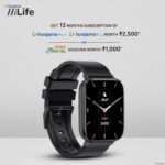 Hungama HiLife G1 Bluetooth Calling Smartwatch with 1.75"(4.4cm) Full Touch HD Display, Built in Speaker and Mic, SpO2, Blood Pressure & Heart Rate Monitor,IP67 Waterproof, Multiple Watch Faces - Image 3