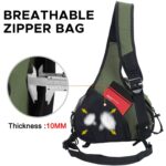 Polycarbonate (PC) K1 Camera Bag Sling Shoulder Bag Camera Case Waterproof with Rain Cover Tripod Holder, Compatible for Mirrorless/DSLR/SLR Cameras and Accessories Shoulder Camera Bag- Green - Image 3