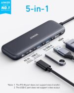 Anker USB C Hub, 332 USB-C Hub (5-in-1) with 4K HDMI Display, 5Gbps USB-C Data Port and 2 5Gbps USB-A Data Ports and for MacBook Pro, MacBook Air, Dell XPS, Lenovo Thinkpad, HP Laptops and More - Image 3