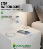 Quick Sense QS-T1 Digital Timer Switch | Programmable LCD Display | 16 On/Off Settings | Energy Saving Automation | 220-240V AC | Plug-in Smart Timer for Appliances - Image 3