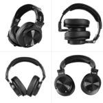 CLAW SM50 PRO Professional Studio Monitoring DJ Wired Headphone with Protein Leather Cushions | 2 Detachable Cables (2.8m Coiled & 1.2m Straight Cable with Mic and in Line Control) Black - Image 3