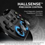 EvoFox One S Universal 3-Mode Wireless Gaming Controller, HallSense™ Precision Joysticks, Bluetooth 5.0, 2.4GHz, Fast Type-C Charging for PC, Mobile, Android TV - Black - Image 3