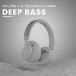 HAMMER Bash Max Over The Ear Wireless Bluetooth Headphones with Mic, Touch Control, Deep Bass, Upto 40 Hours Playtime, Bluetooth 5.3, Workout/Travel (Cool Grey) - Image 5
