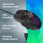 ZEBRONICS Crosshair Premium Gaming RGB USB Mouse with Up to 7200 Dpi, Included Custom Magnetic Side Plates, High Accuracy,Gaming Grade Sensor,Advanced Windows Software,Light Weight Mouse - Image 4