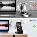 eller santé® NEXFOLD 3in1 Wireless Charger 23W Magnetic Mag-Safe for iPhone 17/17 Air/17 Pro/17 Pro Max, iPhone 16/16 Plus/16 Pro/16 Pro Max, 15/14/13/12, Airpods, Series 9/8/7/6/5/4/SE-Black - Image 5