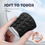 SKYCELL Suction Phone Case for Hands-Free Mobile Accessory Holder Grip, Video Phone Accessory Compatible Mirror, Shower-Black (Pack of-1) - Image 5