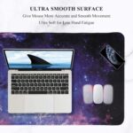 Seagull flight of fashion Large Extended Mouse Pad XXL with Non-Slip Rubber Base, Stitched Edge Mouse Mat for Laptop, Computer & Desk - 60 x 30 x 0.2 cm - Galaxy - Image 4