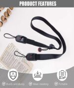 3PCS Camera Strap, Accessories Adapter Quick Release, Wrist Strap, Photography Adapter for Binocular, Action, Digital Camera, Laptop Bags - Image 4