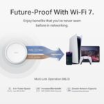 TP-Link Dual-Band BE5000 WiFi 7 Mesh Wi-Fi System (Deco BE25) | 4-Stream 5 Gbps | 240 Mhz Channels | Covers up to 4,600 Sq.Ft | 2X 2.5G Ports Wired Backhaul | VPN,MLO, AI-Roaming, HomeShield (2-Pack) - Image 4