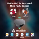 Aqara Smart Hub M200, Matter Controller, Thread Border Router, Featuring Aqara Zigbee, Bluetooth, Wi-Fi, PoE, IR, Supports Amazon Alexa, Apple HomeKit, Home Assistant, SmartThings, Google Home - Image 3