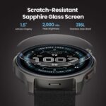 Amazfit Balance 2 Smart Watch 47mm AMOLED Sapphire Glass Display, Dual Band GPS, 21 Days Battery, 170+ Sport Modes, Hyrox Mode, Accurate Readings, for Android & iPhone - Image 3