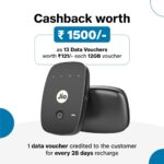 TOPRONICS(Refurbished) JIOFI M2S WiFi Hotspot 4G Data Card Modem Router Black Colour - Image 4