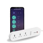 AZIOT 3 Socket + USB Smart Extension - WiFi/Bluetooth Communication- Power Monitoring - Individual Control - Made in India - Timer Function - Works with Google Home and Amazon Alexa - Image 2