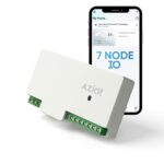 AZIOT 7 Node IO 1 Way Smart Toggle Switch,6 Normal Loads + 1 x 16A Heavy Load,WiFi + Bluetooth,Dual Power Input (Inverter & Raw),Timer Function,Voice Control with Alexa & Google,Made in India - Image 2