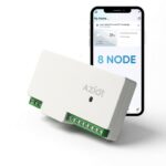 AZIOT 8 Node WiFi Smart Switch | Bluetooth Backup | Fits in 6 & Module Switch Board | App + Voice Control | Timer Scheduling | SmartLife App | Easy Retrofit | Made in India - Image 2