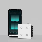 AZIOT Smart Wi-fi Modular 4 Gang Premium Touch Switch (6 Amps Each) - GLASS (Not Acrylic): Elevate Your Home with Effortless Control (Fits in Anchor Roma Classic and Similar Plates) Home Automation - Image 2