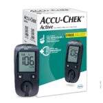 Accu-Chek Active Blood Glucose Glucometer Kit With Vial Of 10 Strips, 10 Lancets And A Lancing Device Free For Accurate Blood Sugar Testing - Image 2