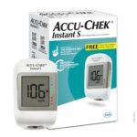 Accu-Chek Instant S Blood Glucose Glucometer Kit with Vial of 10 Strips, 10 Lancets and a Lancing device FREE for Accurate Blood Sugar Testing - Image 2