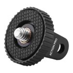Action Pro 1/4 Thread ABS Tripod Mount with Stainless Steel Nut Adapter Compatible with GoPro Hero 13 12 11 10 9 8 7 6 5 4 3+ 3 /Insta-360//DJI Osmo Pocket/SJCAM/Xiaomi/YI All Action Cameras - Image 2