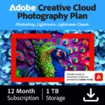 Adobe Creative Cloud Photography Plan 1TB (Photoshop + Lightroom) | 12-Month Subscription | PC/Mac | Email Delivery - Image 2