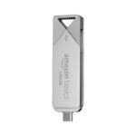 Amazon Basics 128GB USB 3.0 Flash Drive | 80+ Mbps Read Speed | Dual Interface Type-C & USB | High-Speed Data Transfer (Metal) - Image 2