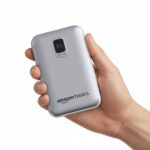Amazon Basics 20,000mAh 35W Fast Charging Power Bank | Nano Size | Triple Output | Two Way Fast Charge | Charge Three Devices Simultaneously | - Silver - Image 2
