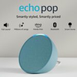 Amazon Echo Pop| Smart speaker with Alexa and Bluetooth| Loud sound, balanced bass, crisp vocals| Green - Image 2
