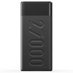Ambrane 27000mAh Powerbank, 20W Fast Charging, Triple Output (2 USB & 1 Type C), PD, Quick Charge for iPhone, Android & Other Devices, Made in India + Type C Cable (Stylo Pro 27K, Black) - Image 2