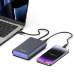Ambrane 85W Fast Charging Powerbank for MacBook, Type C Laptop & Mobile Charging, 20,000mAh Battery, Triple Output, Power Delivery & Quick Charge (Powerlit Ultra lite, Black) - Image 2