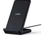 Anker Wireless Charger, PowerWave Stand, Qi-Certified for iPhone SE, 11, 11 Pro, 11 Pro Max, XR, Xs Max, XS, X, 8, 8 Plus, 10W Fast-Charging Galaxy S20 S10 S9 S8, Note 10 Note 9 (No AC Adapter) - Image 2