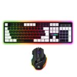 Ant Esports KM1410 Wired Gaming Keyboard and Mouse Combo, RGB LED Backlit, 25 Keys Anti-ghosting Water Resistant Membrane Keyboard, Carbon Black, Upto 3600 DPI RGB Gaming Mouse. - Image 2