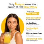 Anytime Clear Whey Protein Isolate 960gm | 24g Protein Per Scoop | Mango Peach, 30 Servings | ISO & HACCP Certified | Lean Muscle Growth, Easy Digestion & Refreshing - Image 2