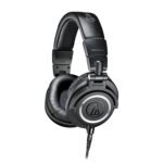 Audio-Technica Ath-M50X Wired Over Ear Headphones Without Mic (Black) - Image 2
