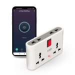 Aziot 4 Way Smart Multi-Plug Adaptor (WiFi+BLE) | 2 Universal Sockets | 6Amp | Compatible with Alexa and Google Assistant - Image 2