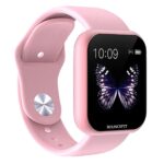 Bouncefit D20 Y68 Fitness Band Smart Watch for Men, Women, Boys, Girls, Kids – Single Touch Interface, Water Resistant, Workout Modes, Quick Charge Sports Smartwatch – Pink - Image 2