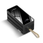 CALLMATE 80000mAh Ultra High Capacity Power Bank, 15W Fast Charging|Digital Display|4 USB Output Ports and 3 Input|LED Torch| Multi-Layer Protection for iPhone, Smartphones (Black, Lithium Polymer) - Image 2