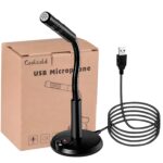 COOLCOLD USB Microphone – Plug & Play Noise Cancelling Mic for PC, Laptop & Mac – Professional Desktop Microphone for Gaming, Streaming, Podcasting, Video Calls – Compatible with Windows & MacOS - Image 2