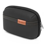 CRALOFT Tech Organizer Pouch - Water-Resistant Polyester Travel Bag for Cables, Chargers, Gadgets, Hard Disk & Electronic Accessories - Multi-Compartment with Smartphone Pocket (Black) - Image 2