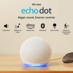 Certified Refurbished Echo Dot (5th Gen) | Smart speaker with Bigger sound, Motion Detection, Temperature Sensor, Alexa and Bluetooth| White - Image 2