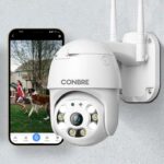 Conbre UltraXR 2MP Outdoor Smart WiFi Wireless IP CCTV Security Camera | Colored Night Vision | 2-Way Audio | Motion Track | Cruise Mode | Support 128 GB Micro SD Card Slot - Image 2