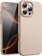 DIZORO Compatible for iPhone 16 Pro Case 6.3, Slim Liquid Silicone 3 Layers Full Covered Soft Gel Rubber Phone Case Protective Cover 6.3 Inch (Desert Titanium) - Image 2