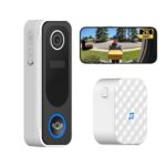 Delitech Smart Wireless Video Doorbell 2k | Battery-Powered | AI Motion Detection | Real-Time Notification | See & Talk to Visitor on Video Call | Night Vision | Free Installation* (Doorbell 2k 3MP) - Image 2