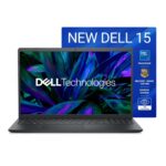 Dell 15, Intel Core 3 14th Gen-100U, 16GB DDR4, 512GB SSD, FHD IPS, 15.6"/39.62cm, Win 11, Office H&S 2024, Carbon Black, 1.63Kg, [Dell 15], Intel UHD Graphics, 120Hz 250 nit, Thin & Light, Laptop - Image 2
