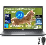 Dell Precision 3590 Workstation Business AI Laptop, 15.6" FHD Computer, Intel 16-Core Ultra 7 155H (Beat i7-13705H), Intel Arc, 64GB DDR5 RAM, 2TB PCIe SSD, WiFi 6E, Backlit KB, FR, Windows 11 Pro - Image 2