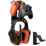 Dhanishtha Headphone Stand | Compatible with PS5 Controller Stand, Headphone Stand for Table, PC Accessories, Headphones Stand, Controller Stand | Gaming Accessories for PC | Wall Mount | - Image 2