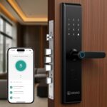 Elara Echo Lite Smart Door Lock, Fingerprint, Card, App, OTP, Keys, PIN Unlock, Alarm Alert, Bluetooth & WiFi, Black, 2 Year Warranty. - Image 2